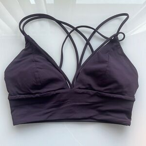 Lululemon purple strappy bra size 6